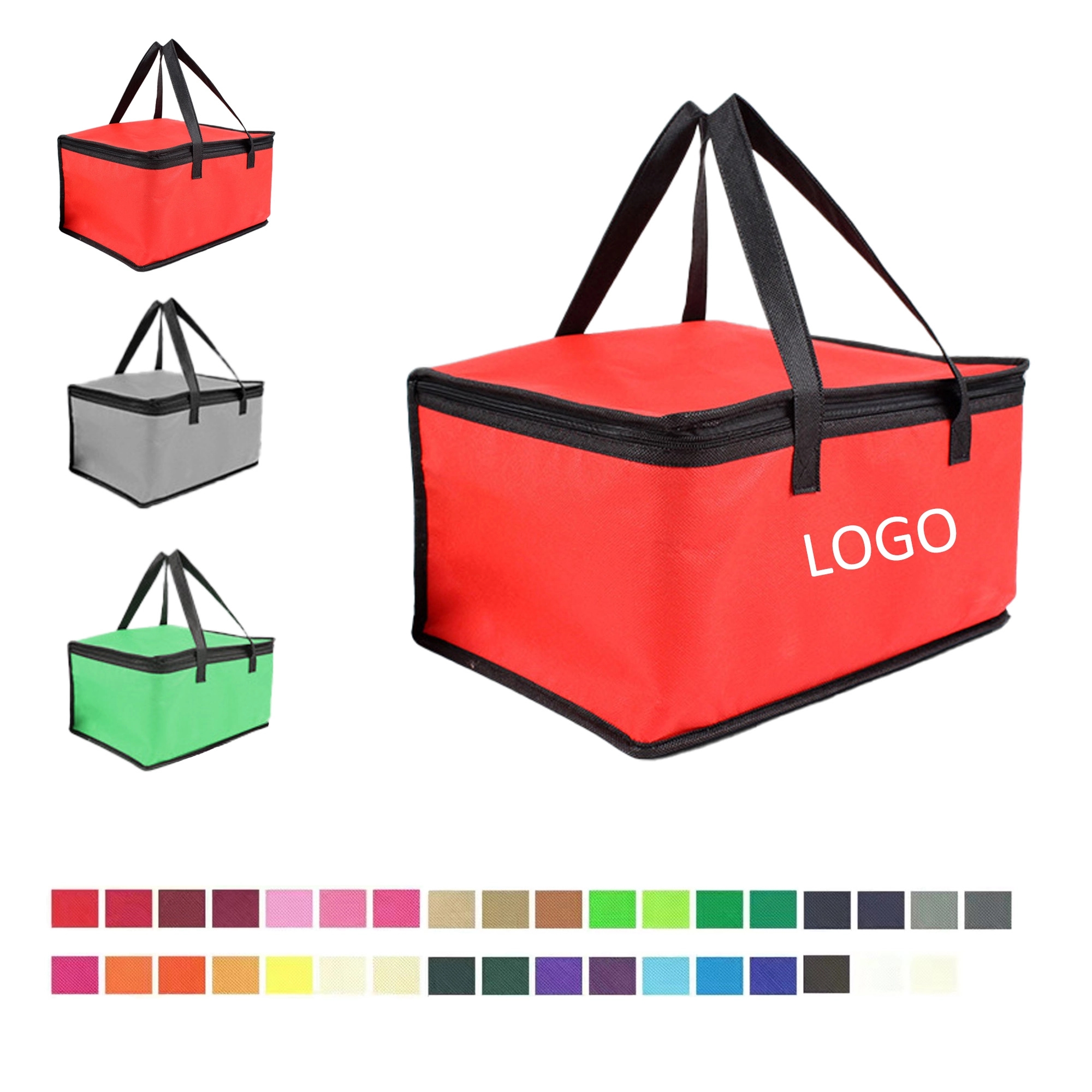 Reusable Insulated Cooler Bag MOQ 100pcs