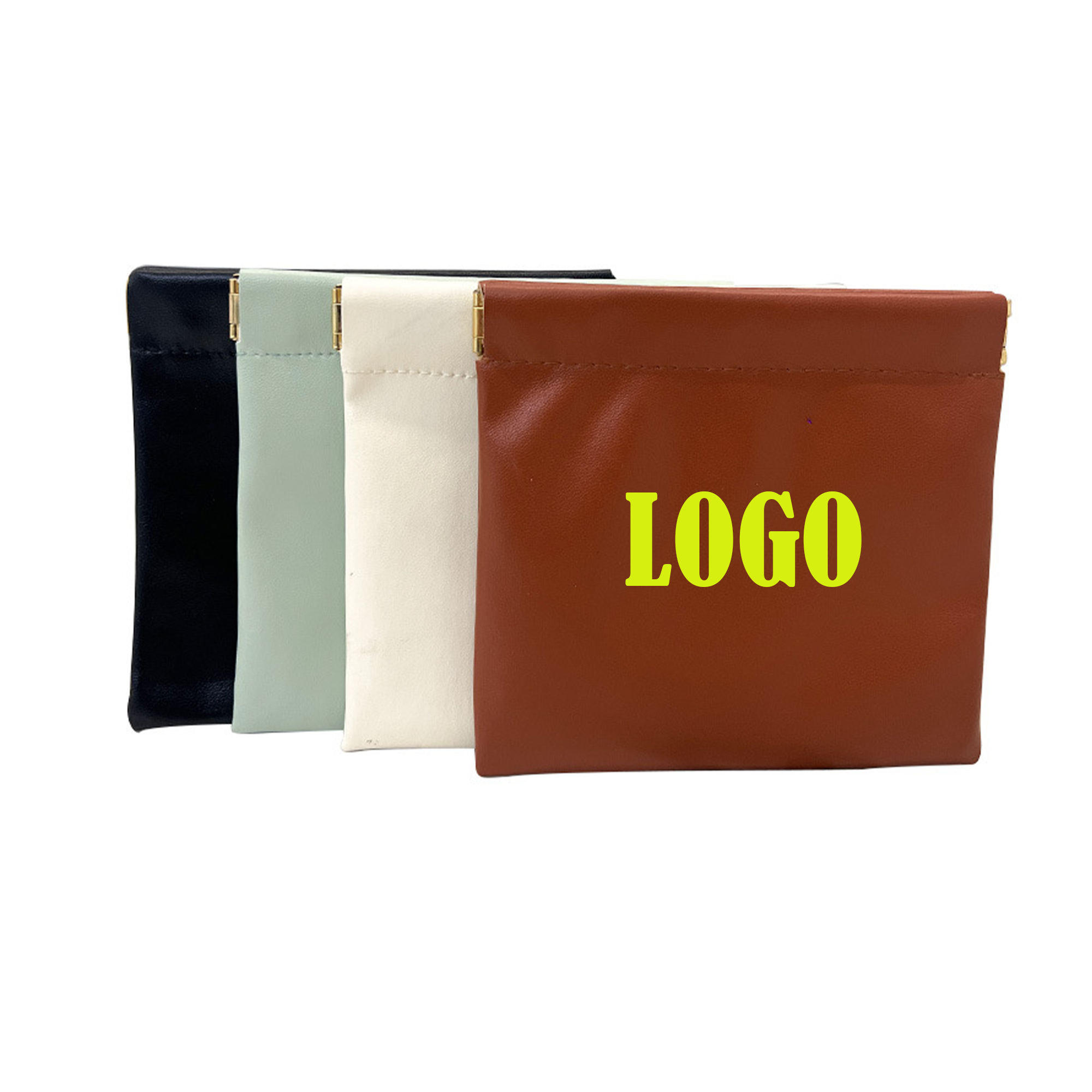 PU Leather Self-Closing Mini Storage Bag 1