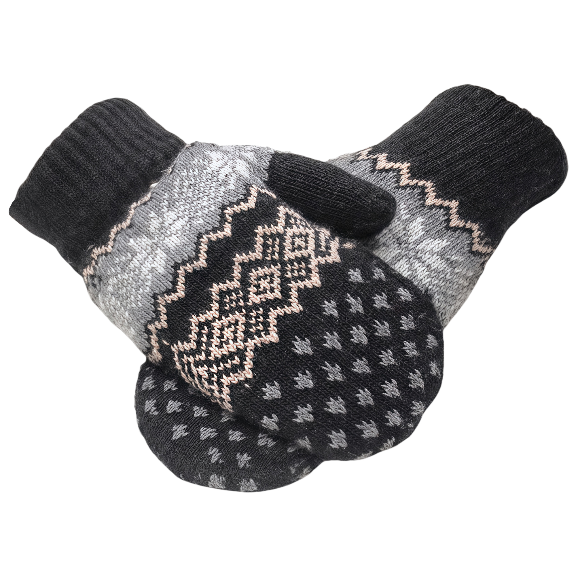 Thickened Wool Gloves with Fleece Lining 5