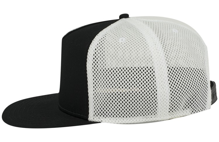 OTTO CAP® OTTO SNAP 5 Panel Pro Style Mesh Back Trucker Snapback Hat 8