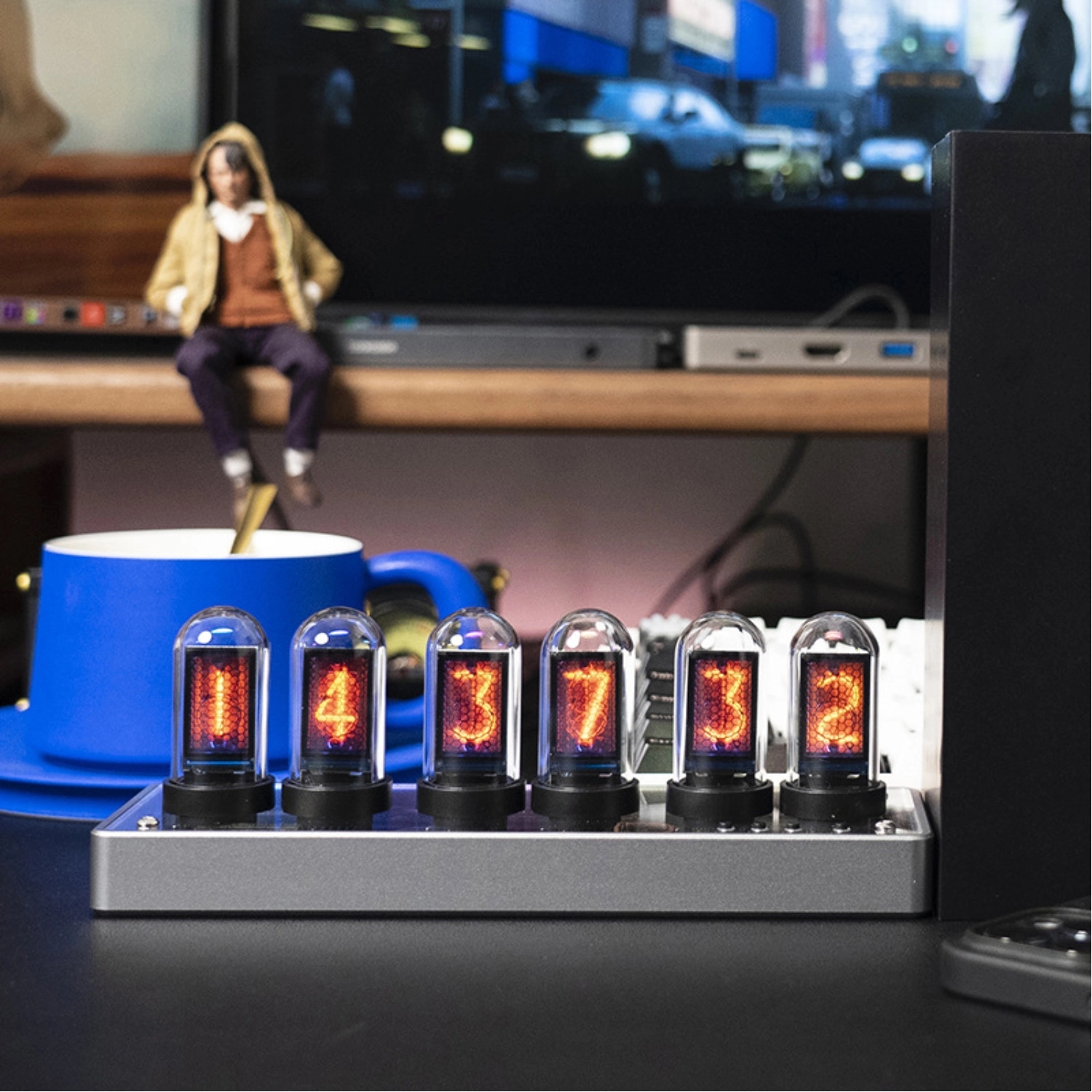 Ips Nixie Tube Digital Clock Electronic Calendar 2
