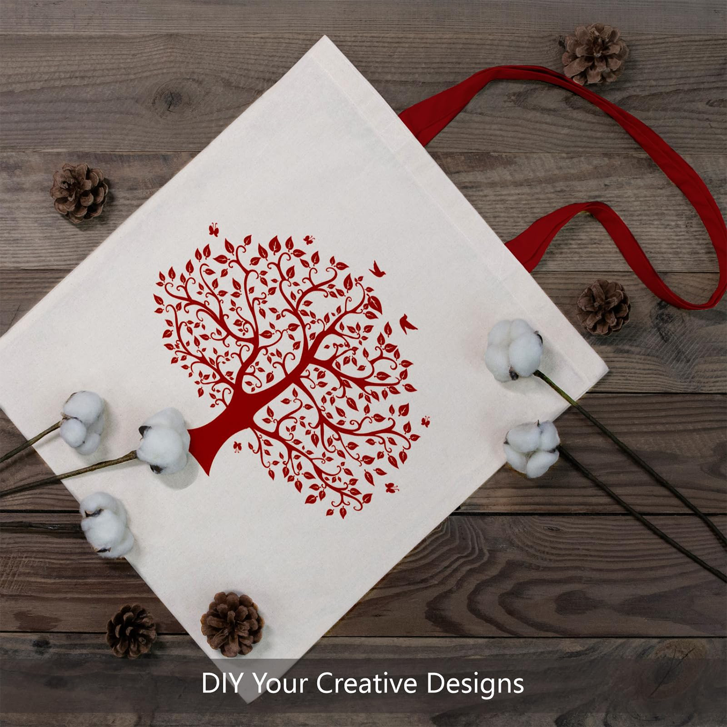 Lightweight Reusable Canvas Cotton Tote Bag, custom tote bag with logo imprint 5