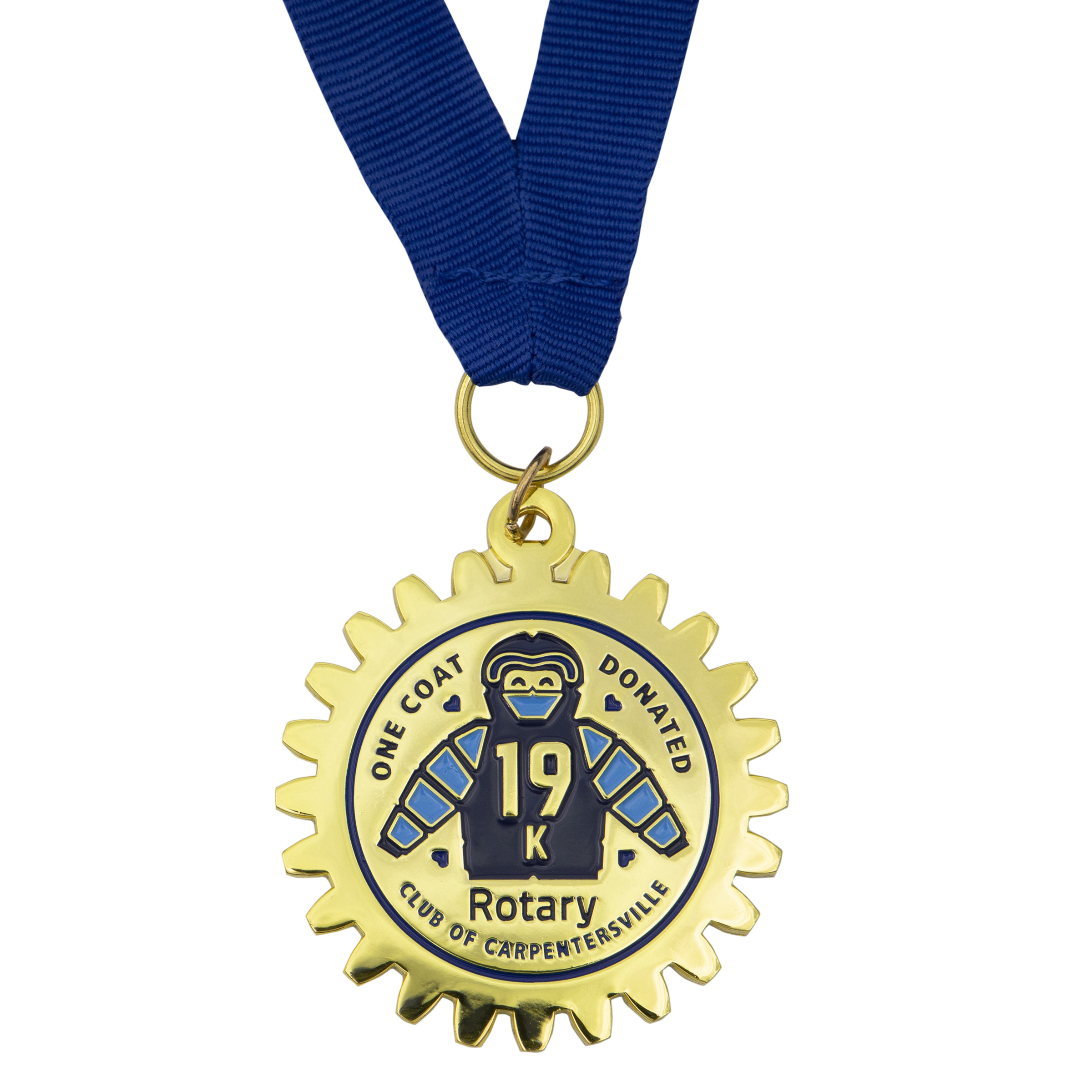 Custom Die Struck Brass Medals (1.75") 7