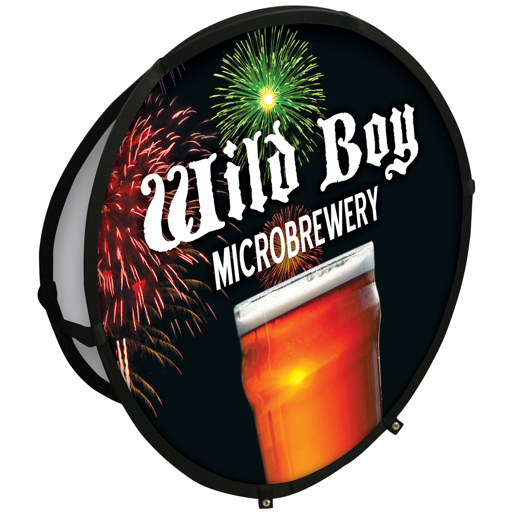 47.25" Circle Pop-Up Banner 3