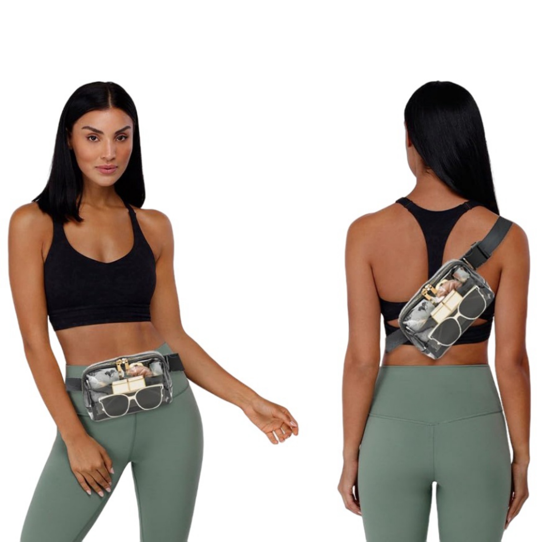 Clear Fanny Pack Stadium Approved Belt Bag with Adjustable Strap 19