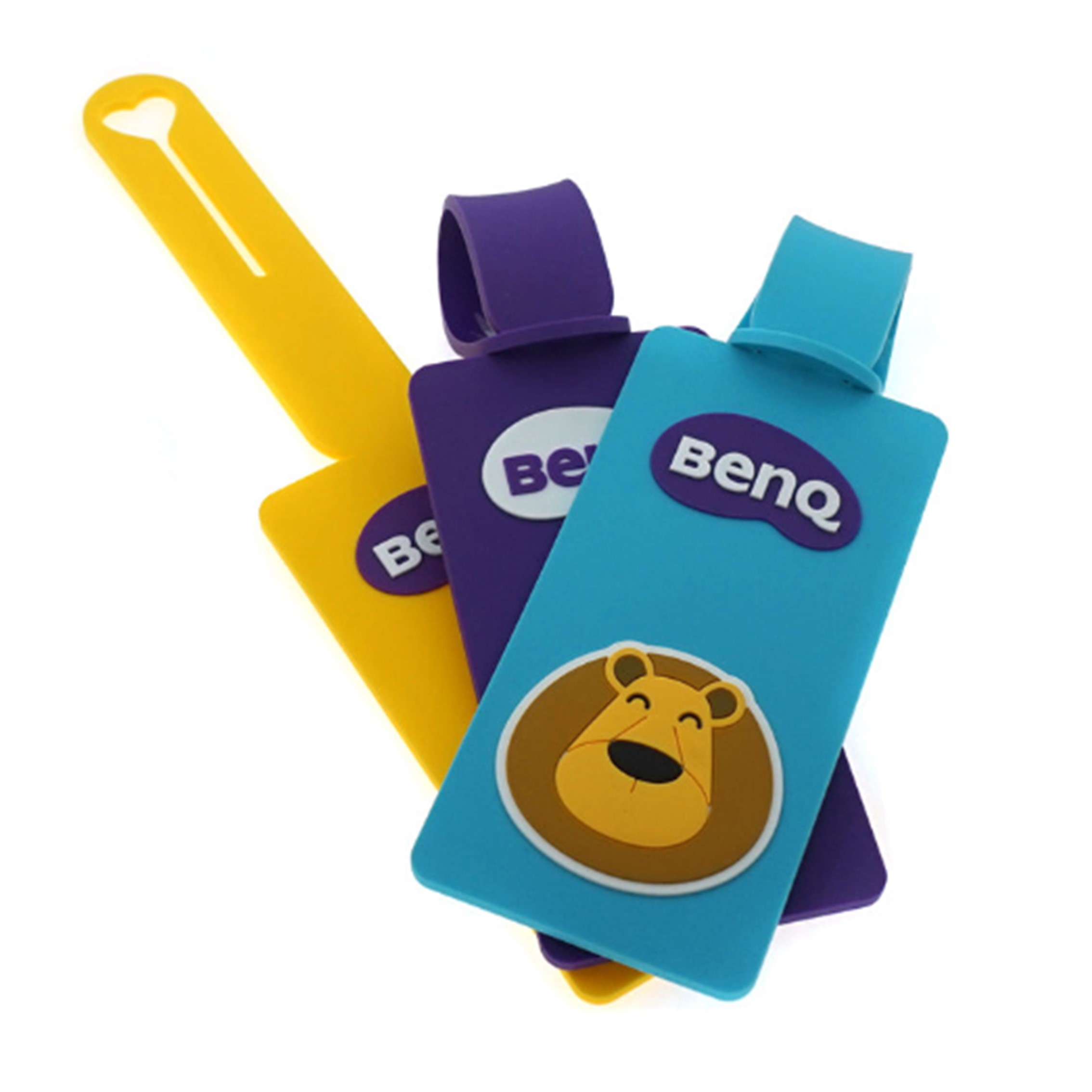 Soft PVC Luggage Tag, custom luggage tag with logo imprint 4