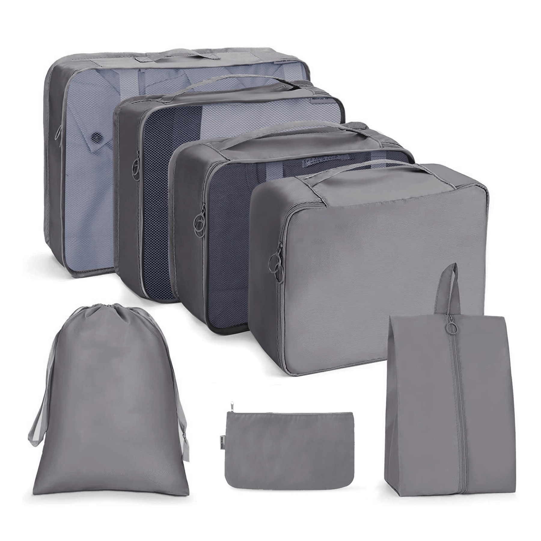 7 Piece Travel Storage Bag Set 7
