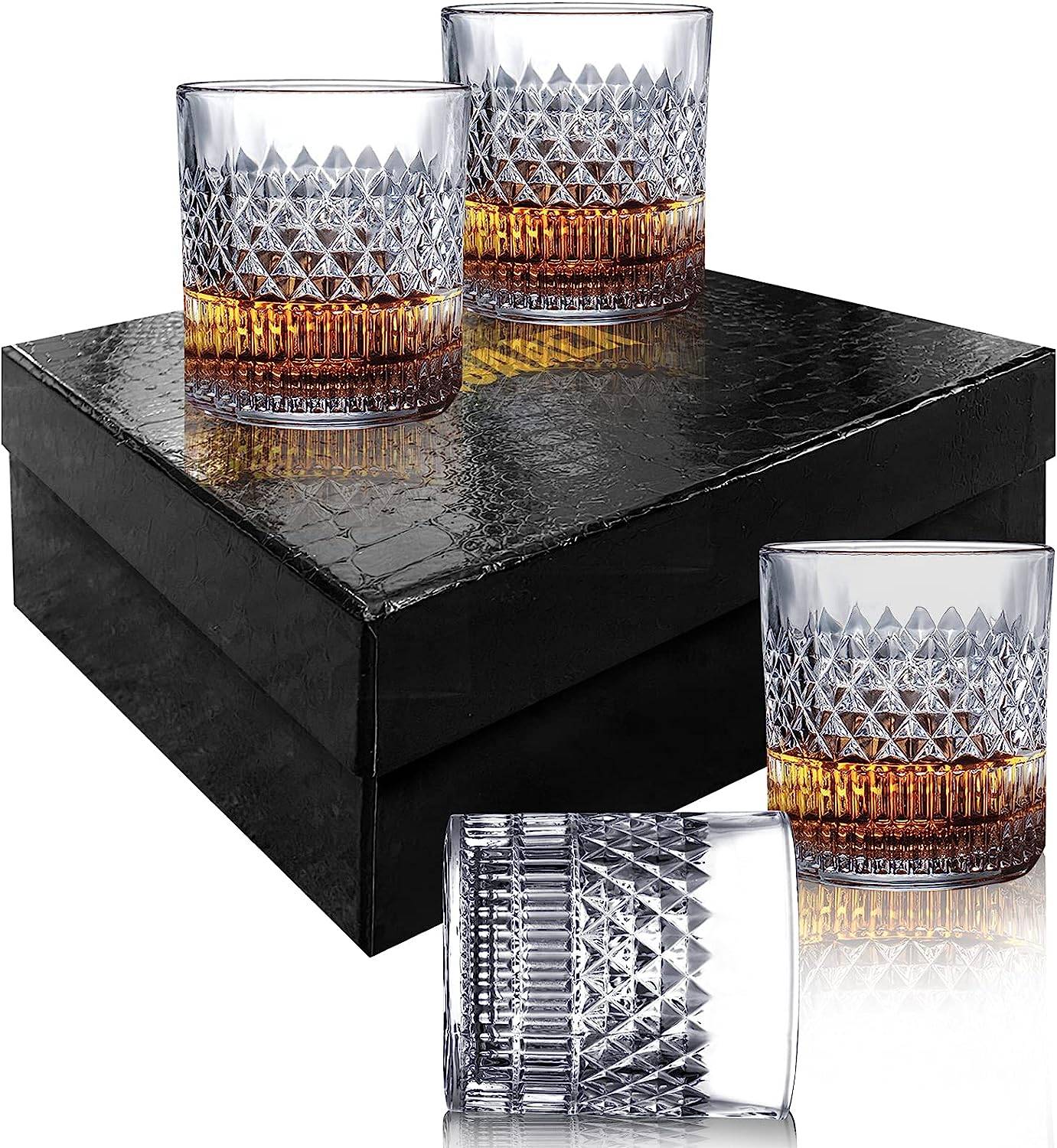 Whiskey Glass Set of 4 with Luxury Gift Box 1