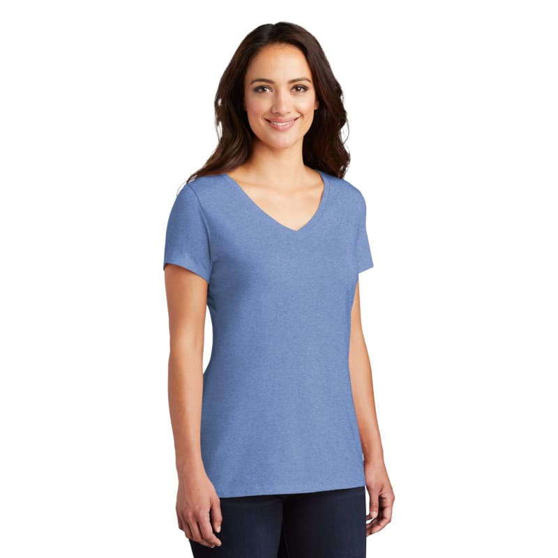 District Women's Perfect Tri V-Neck Tee. 77