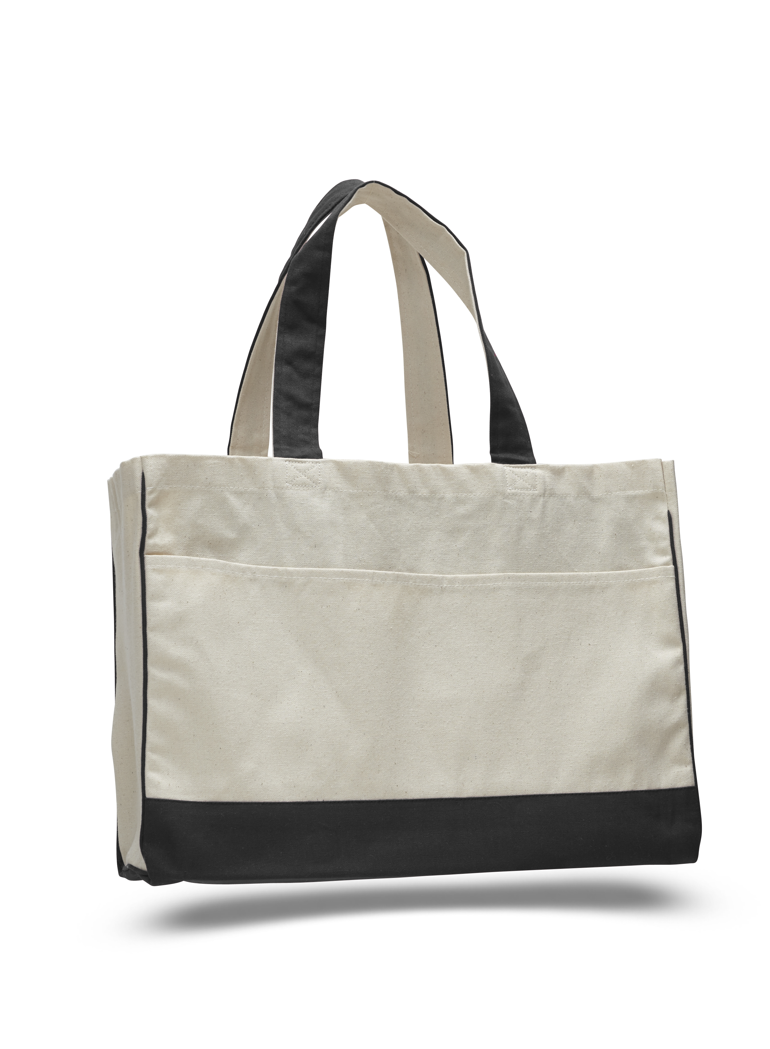 Heavy 12 oz. Cotton Canvas Shopping Tote - Colors, custom tote bag with logo imprint 5