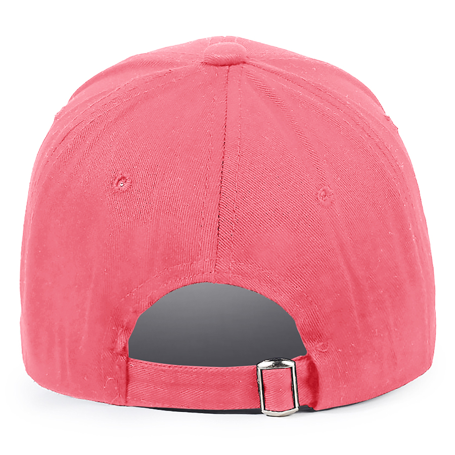 Stock Solid Color Cotton 6-Panel Baseball Cap w/ D-Ring 47