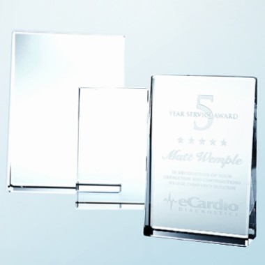 OPTICAL CRYSTAL VERTICAL RECTANGLE AWARD-MEDIUM 1