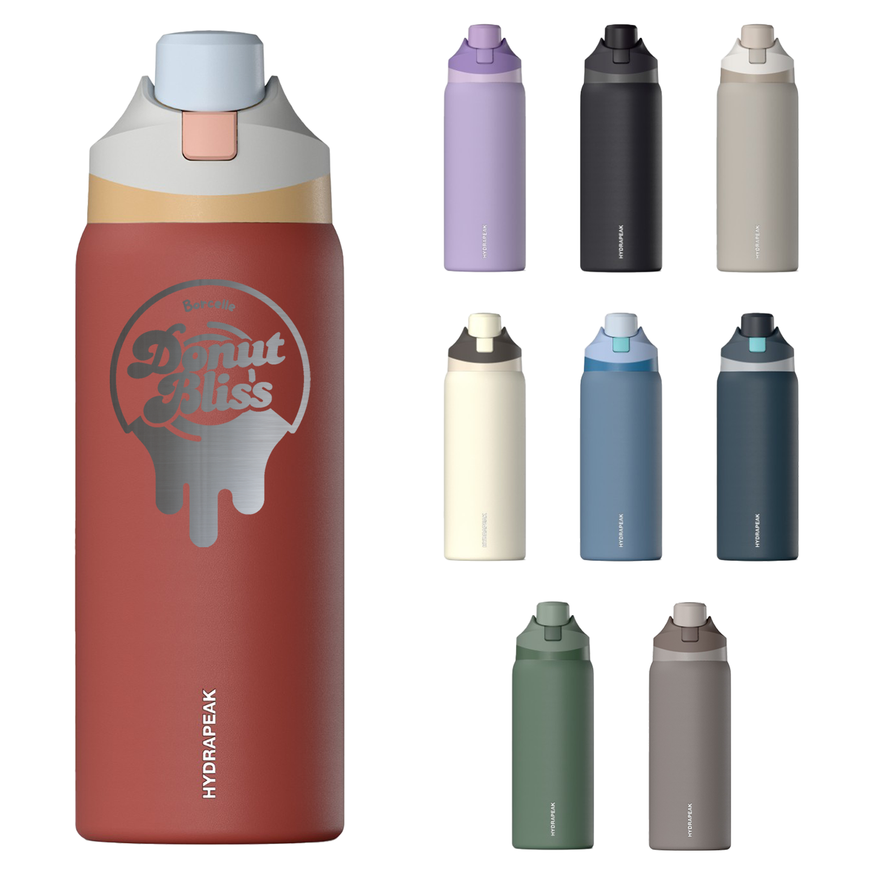 32 oz Hydrapeak Insulated Water Bottle, custom water bottle with logo imprint 3