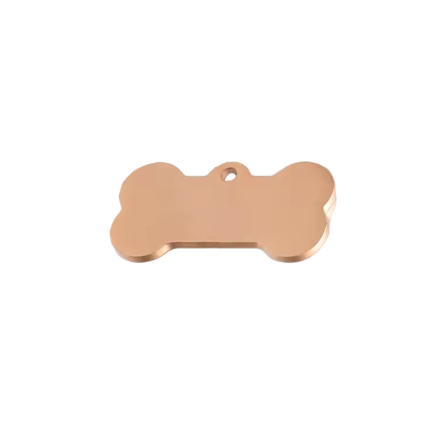 Bone Shaped Brass Pet Tag 4