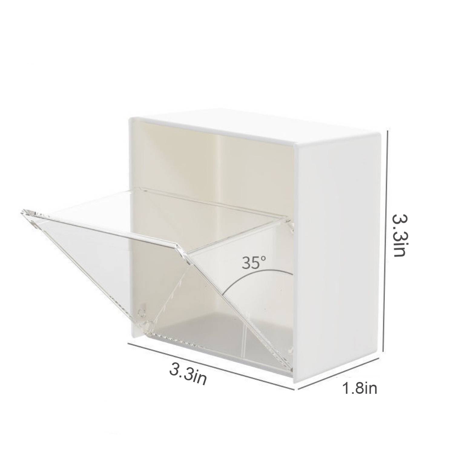 Dispenser Box Vanity Holder Cotton Pad Organizers Container 3