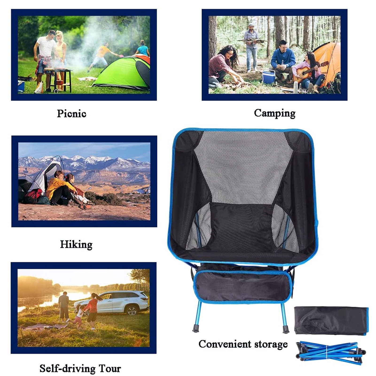 Folding Chair with Carry Bag 6