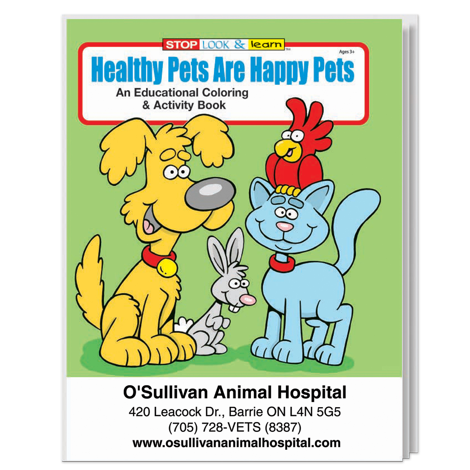 Healthy Pets are Happy Pets Coloring Book 2