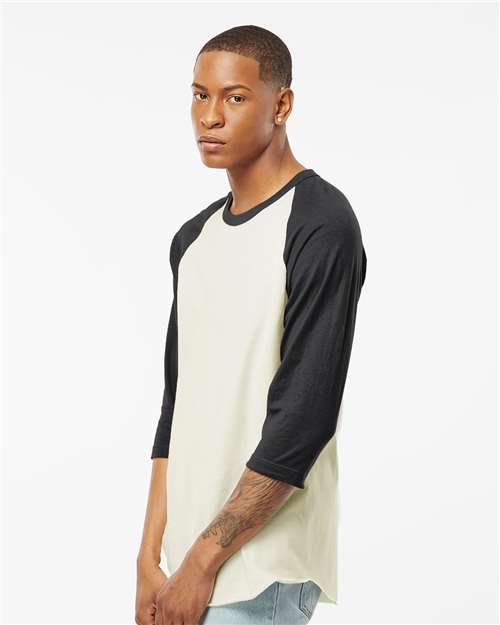 Unisex Fine Jersey Raglan T-Shirt - 245 96