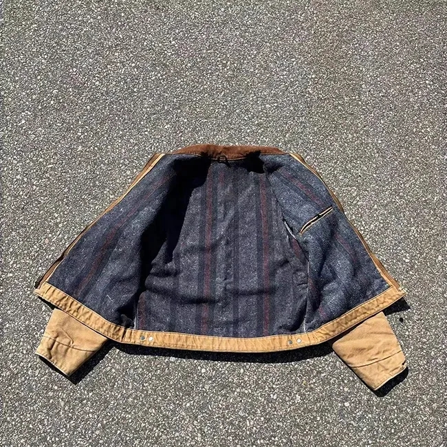 Custom Vintage Carpenter Canvas Jacket 6