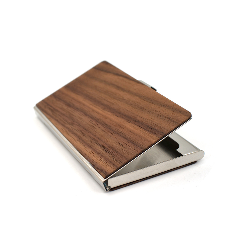 Solid Wood Business Card Box 3