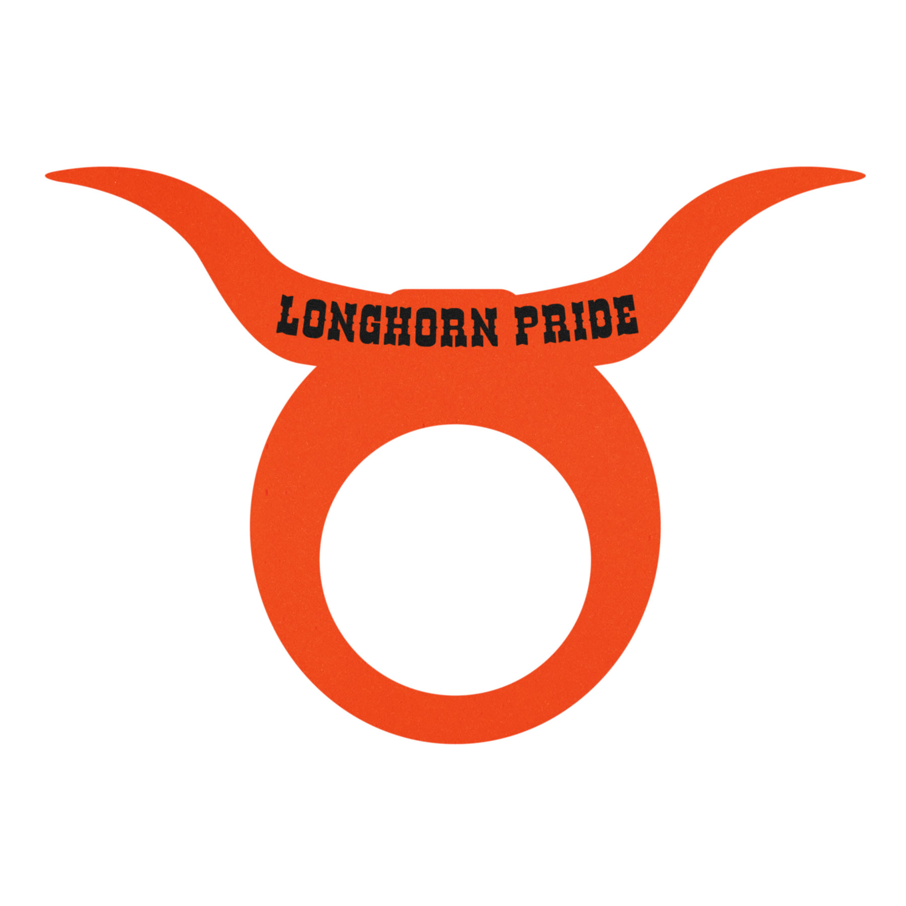 17" Foam Longhorn Visor 2