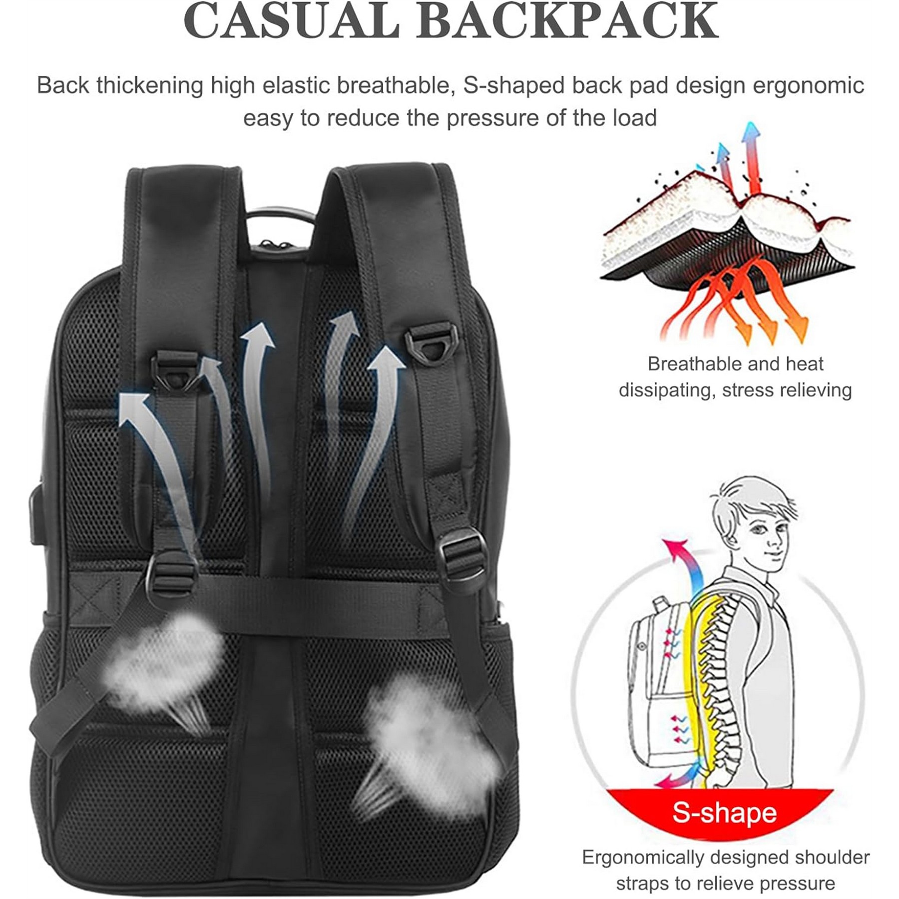 14W Solar Panel Backpack 1