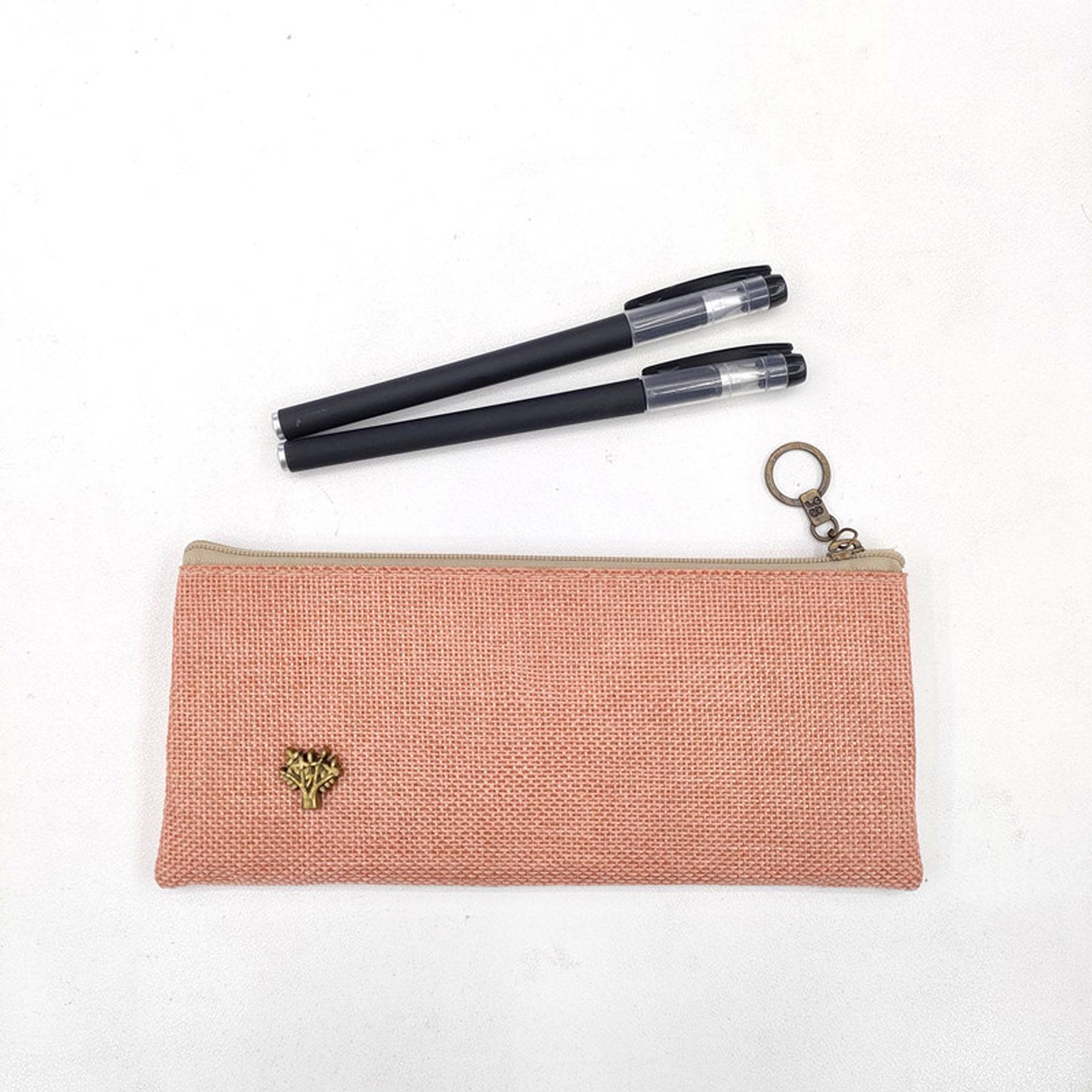 Classic Design Linen Pencil Case 4