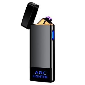 Sleek Electronic Arc Lighter With Flip Cap USB Charging Eco Friendly 23