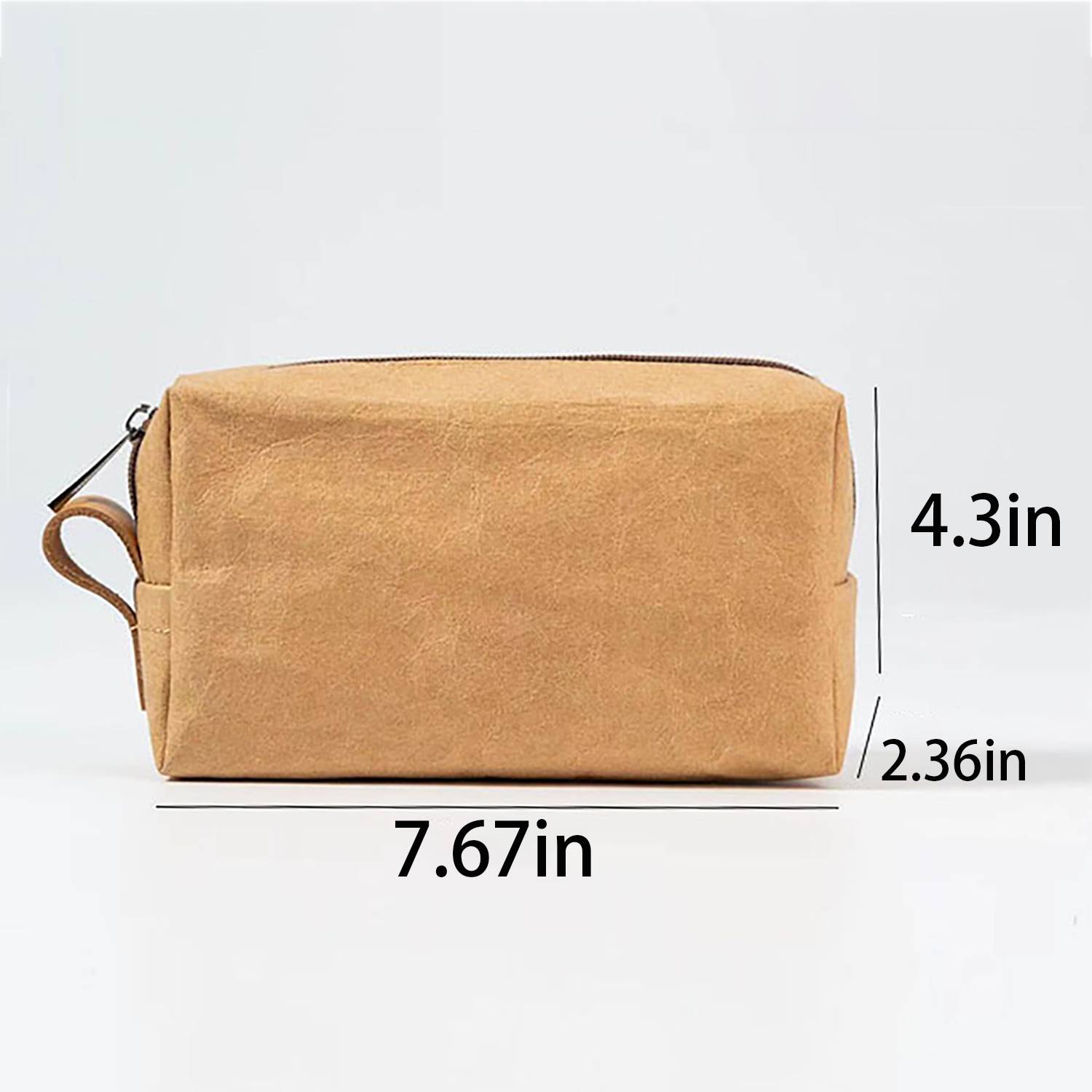 Eco Friendly Washable Paper Travel Toiletry Bag 4