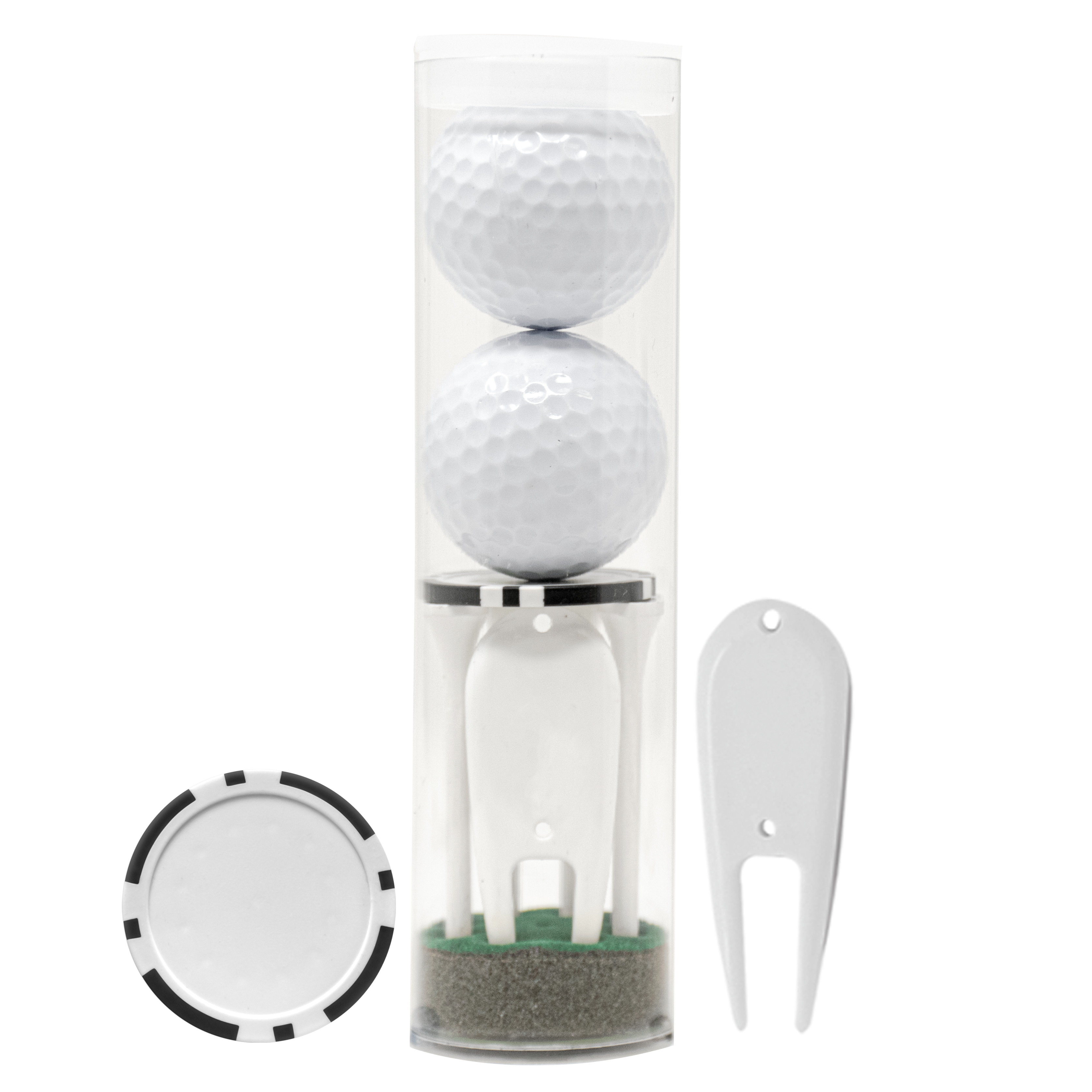 Classic 2-Ball Par Pack with Tees, Tool & Poker Chip 4