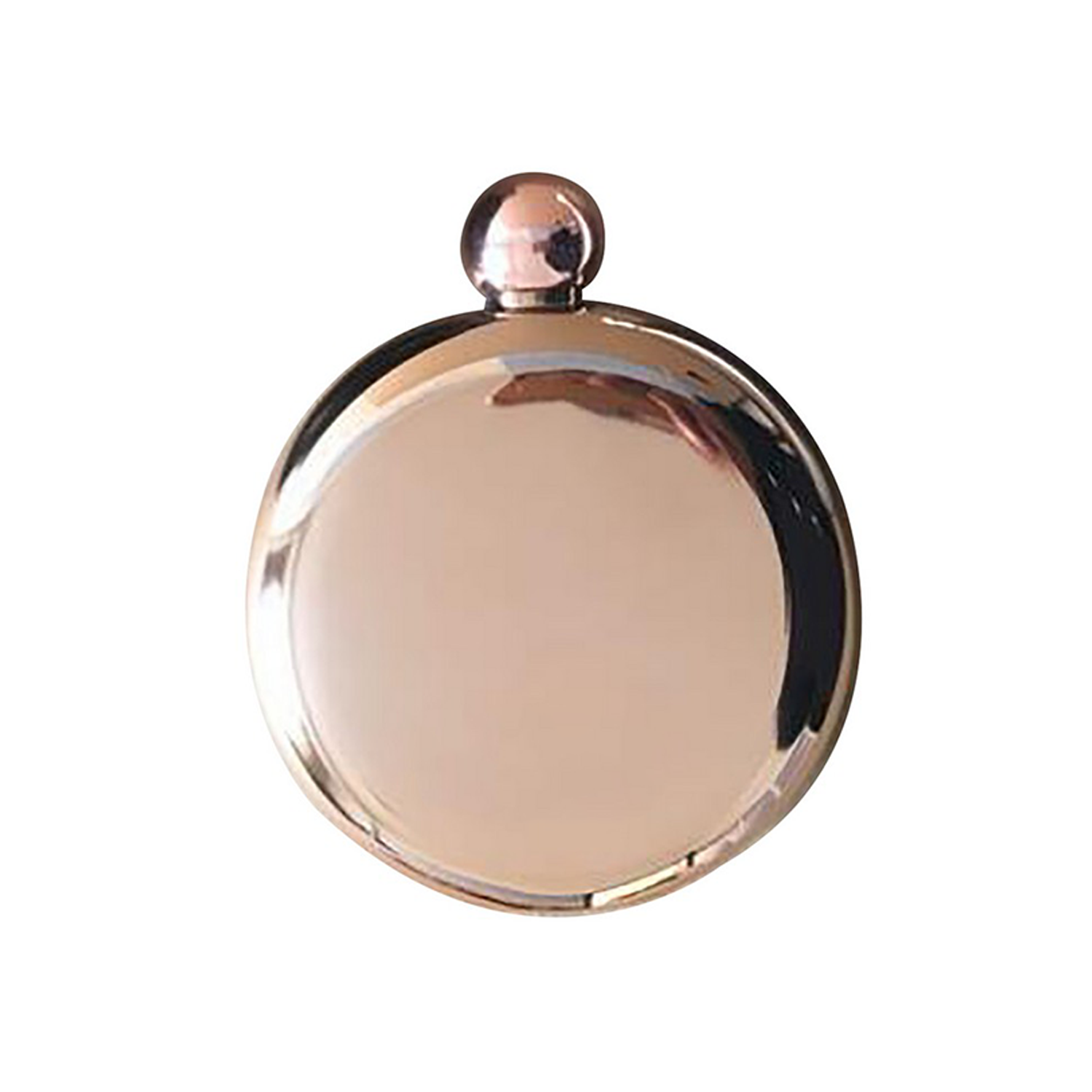5 Oz Stainless Steel Round Flask, custom water bottle with logo imprint 3