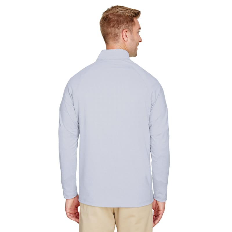 Devon & Jones CrownLux Performance™ Men's Clubhouse Micro-Stripe Quarter-Zip 13