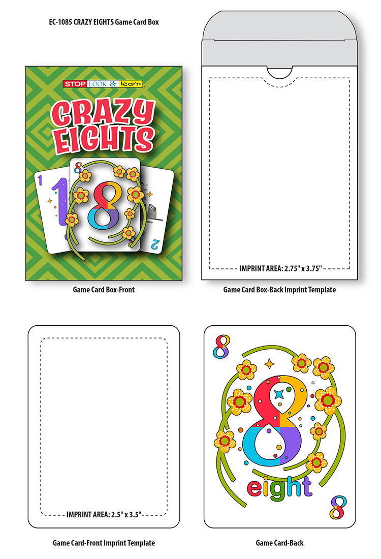 FLASH CARDS - Crazy Eights 4