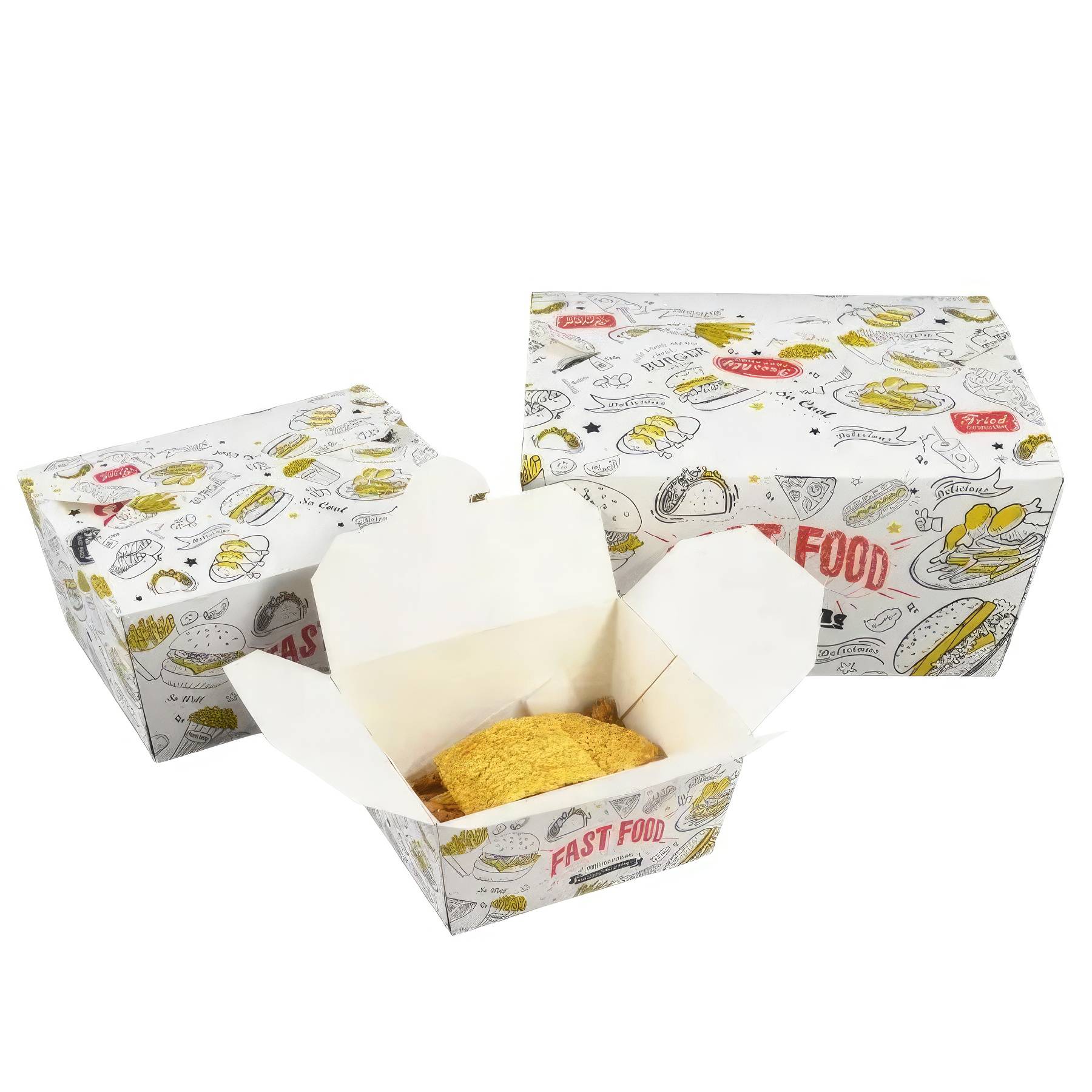 Custom Printed French Fries Paper Boxes 2