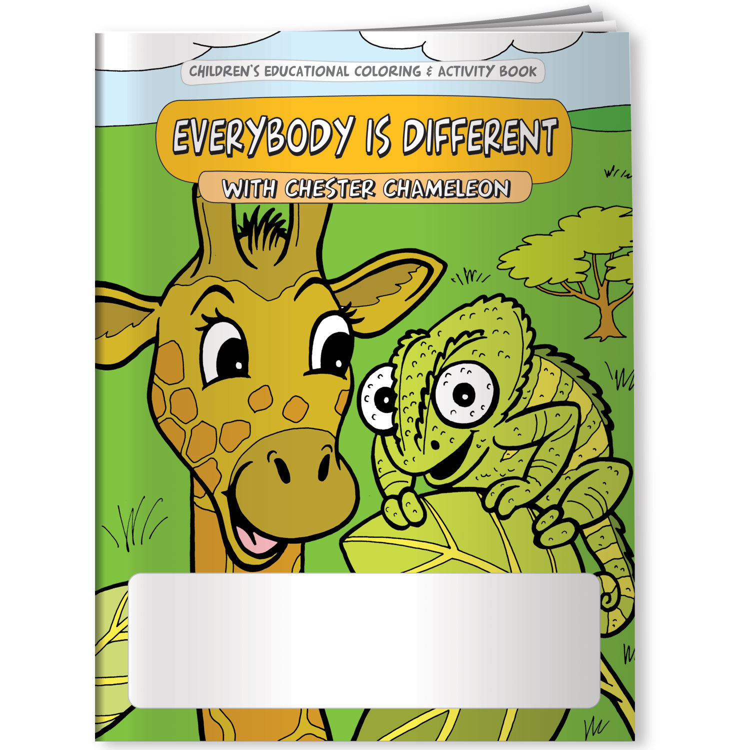 Coloring Book - Differences, Everybody is Different with Chester Chameleon 4