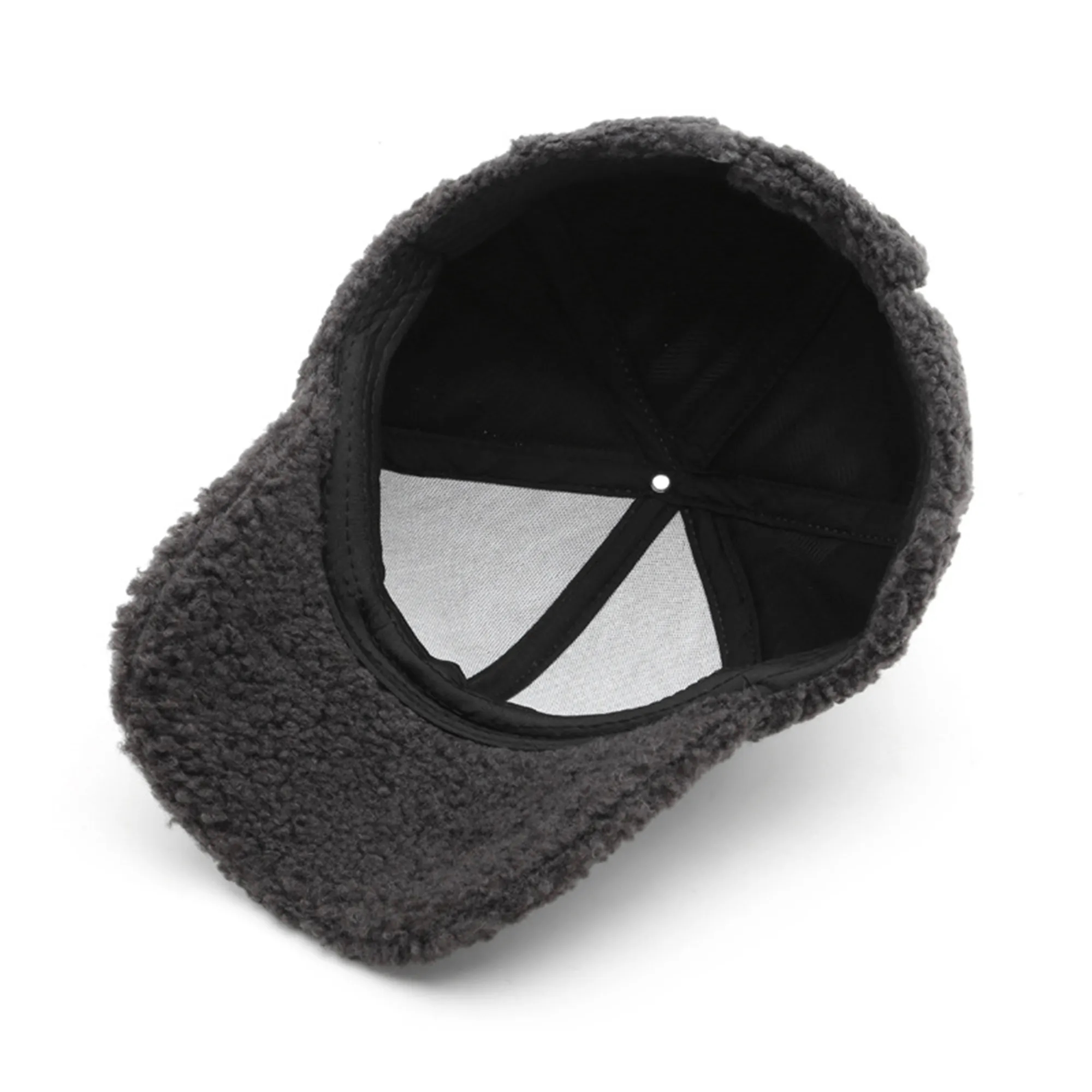 Lamb Wool Baseball Cap 3