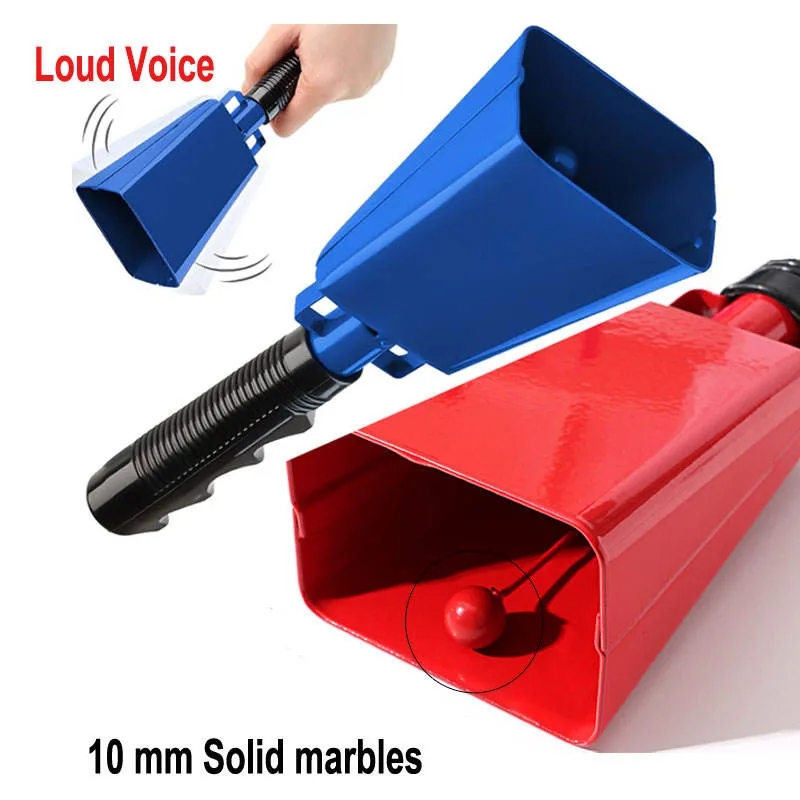 Sports Events Cowbell with Long Handle for Loud Sound 6