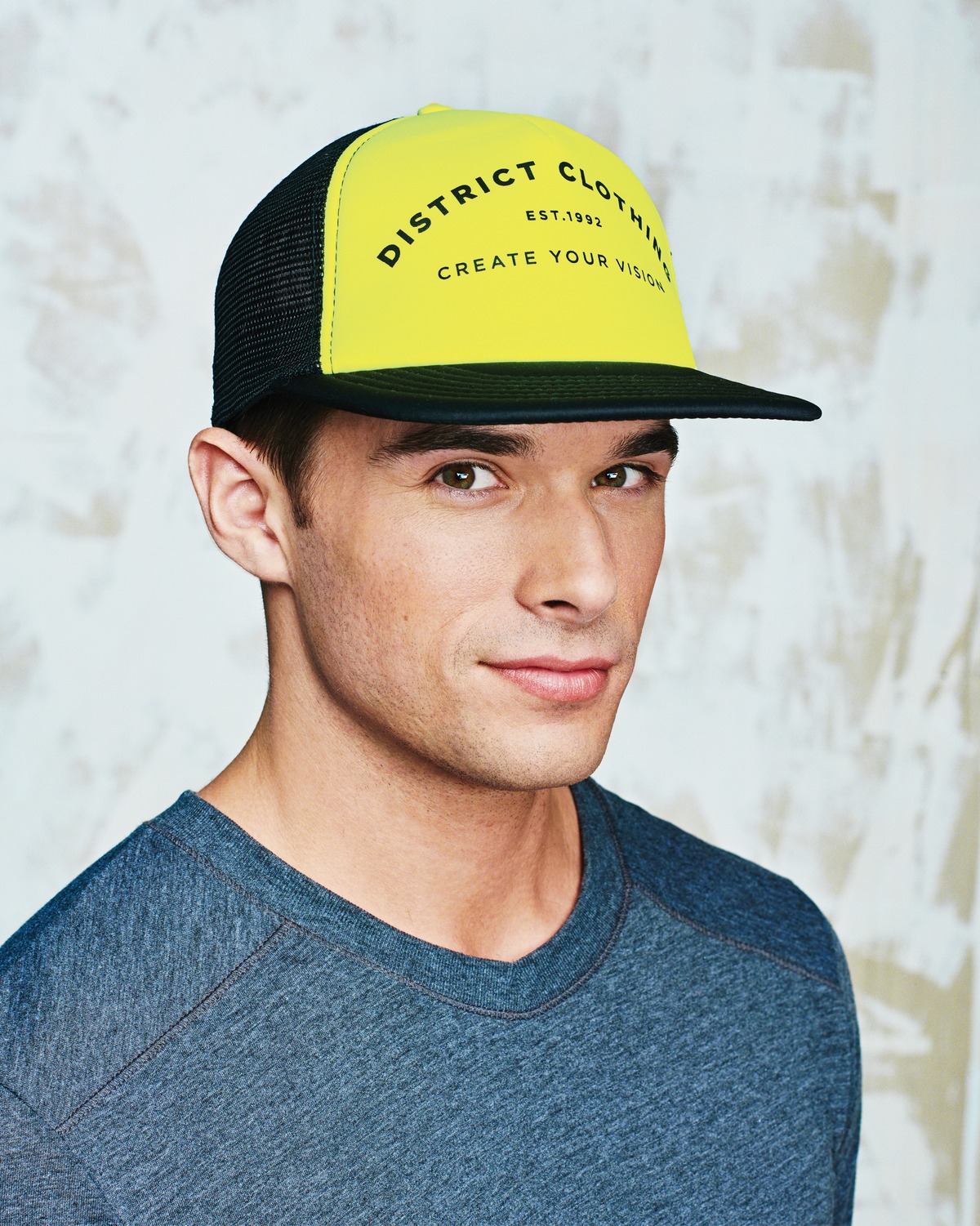 District® Flat Bill Snapback Trucker Cap 3