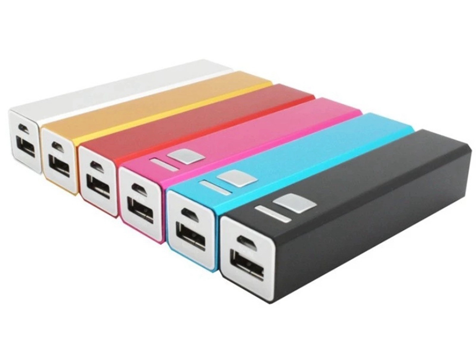 2200 mAh Metallic Portable Power Bank Charger 10