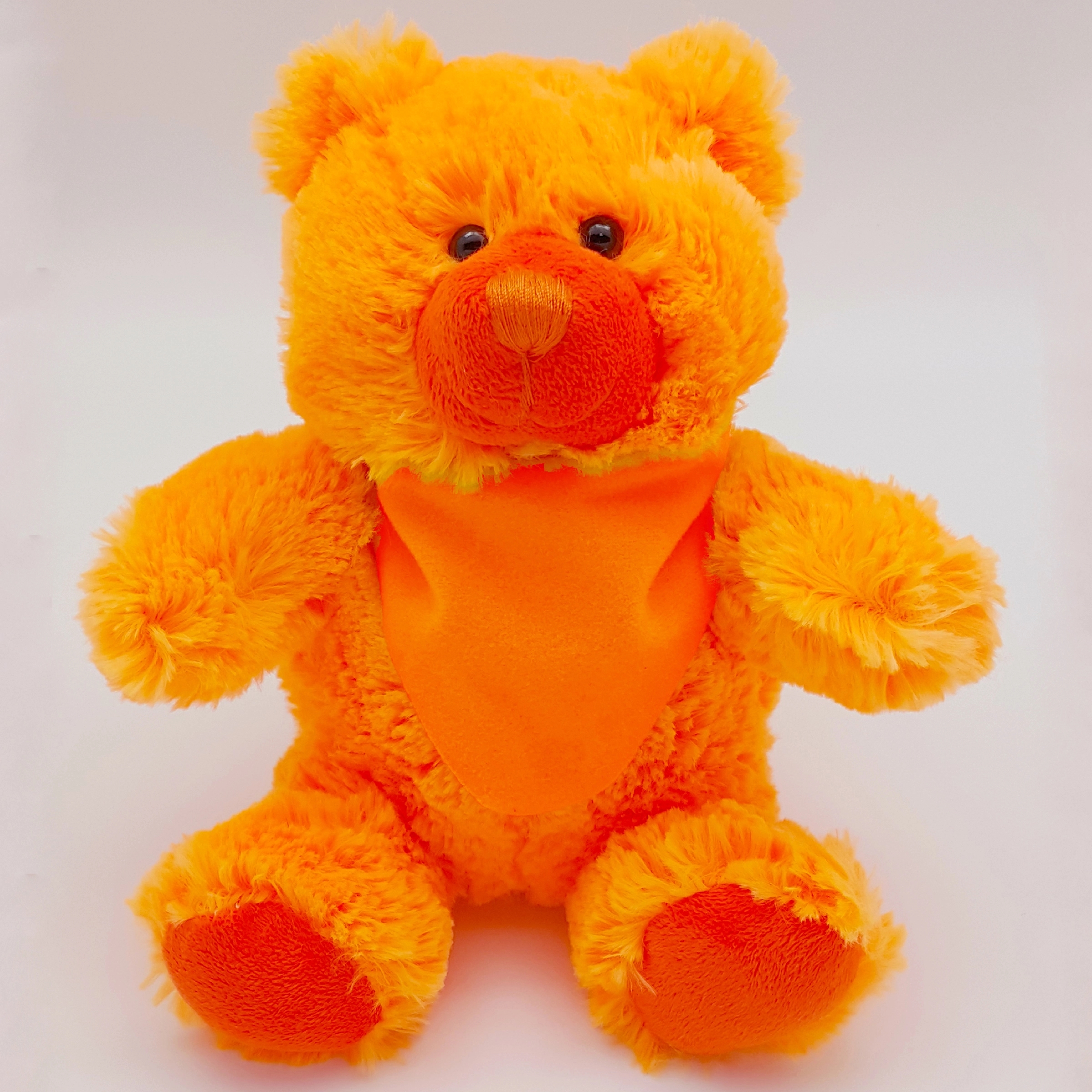 8" Bright Color Orange Bear 10