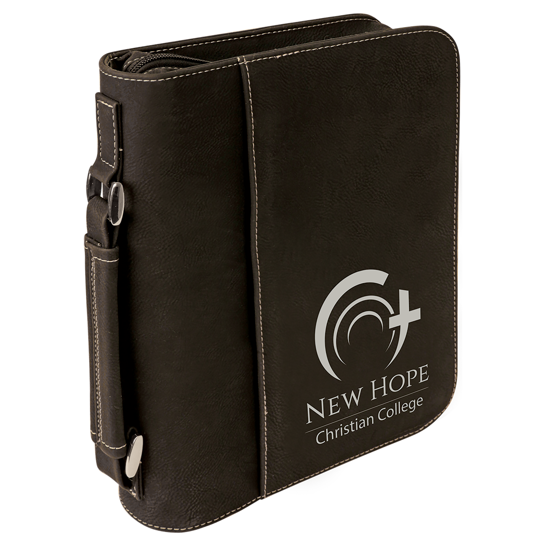 Leatherette Book/Bible Cover with Handle and Zipper (7 1/2" x 10 3/4") 11