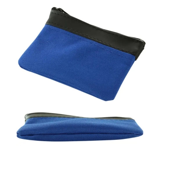 Imprinted Polyester Zippered Coin Pouches 6