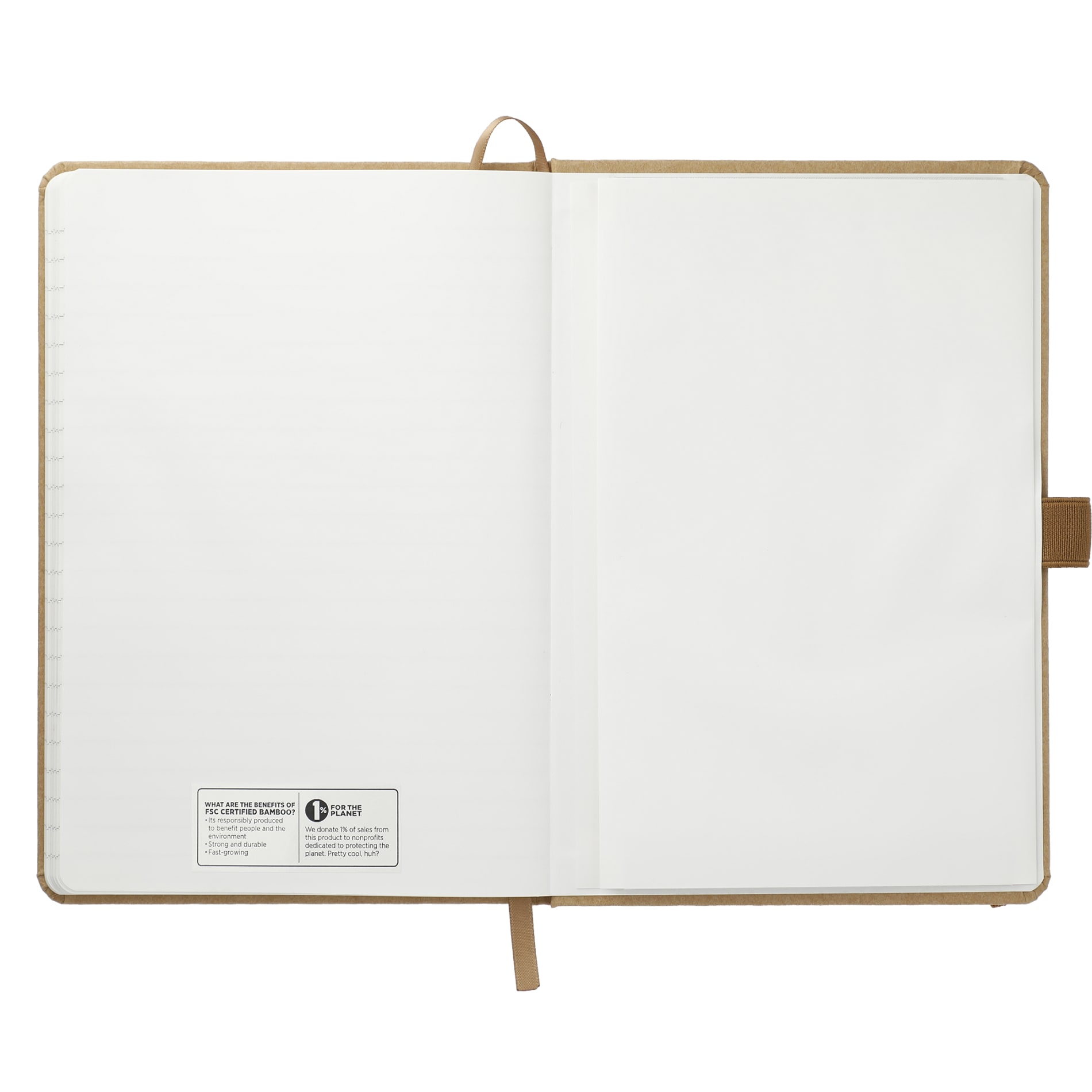5.5" x 8.5" Washable Kraft Stone Bound Journal 3