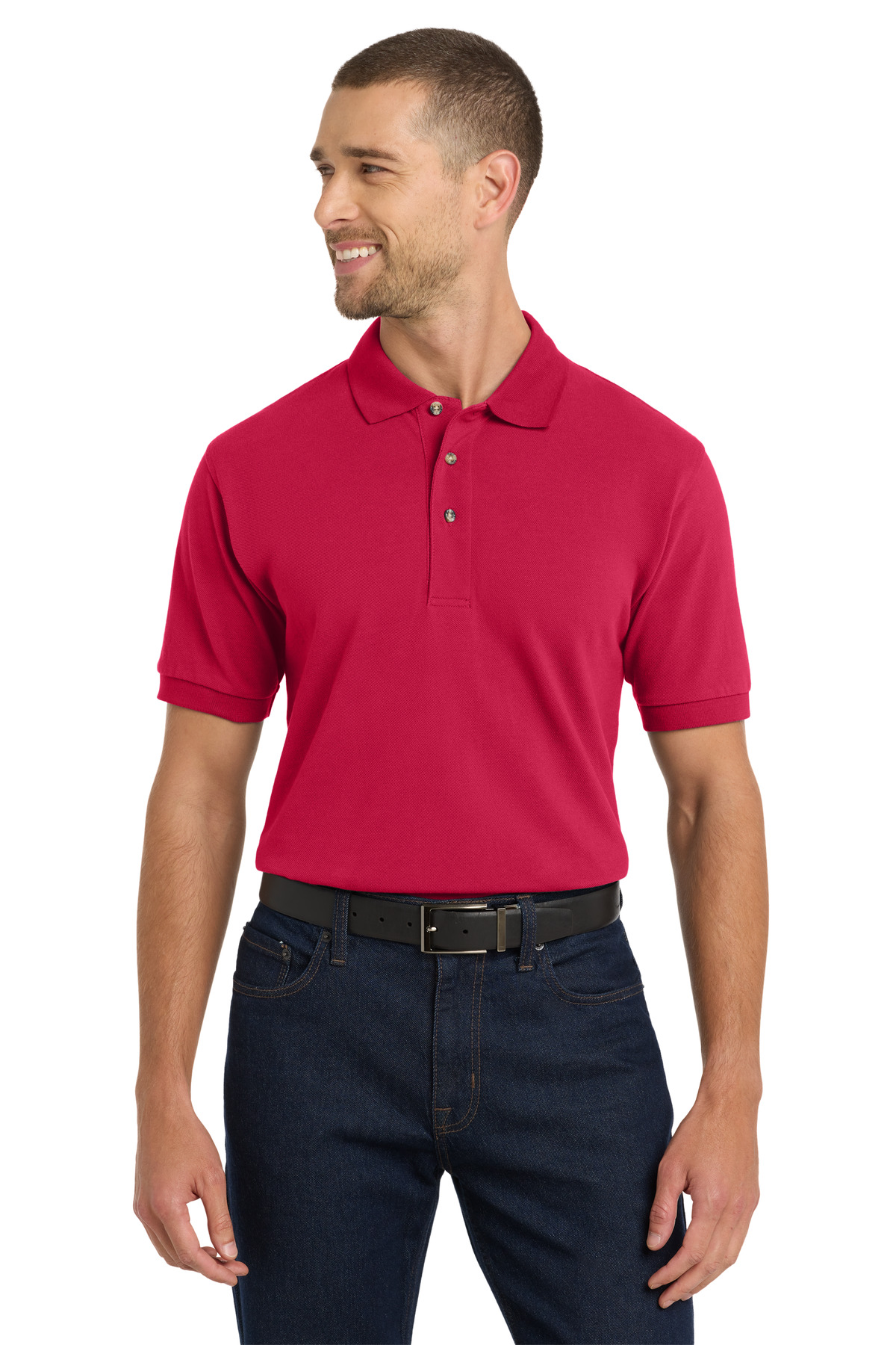 Port Authority Heavyweight Cotton Pique Polo. K420 18