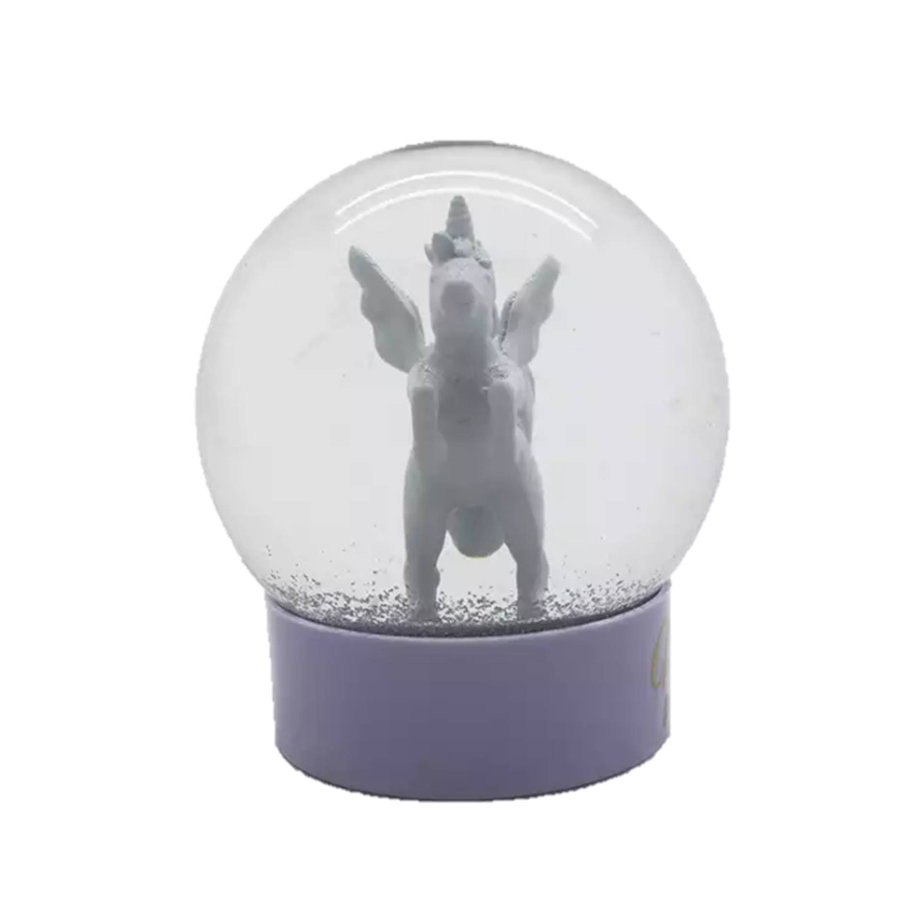 Custom Glass Unicorn Snow Globe 2