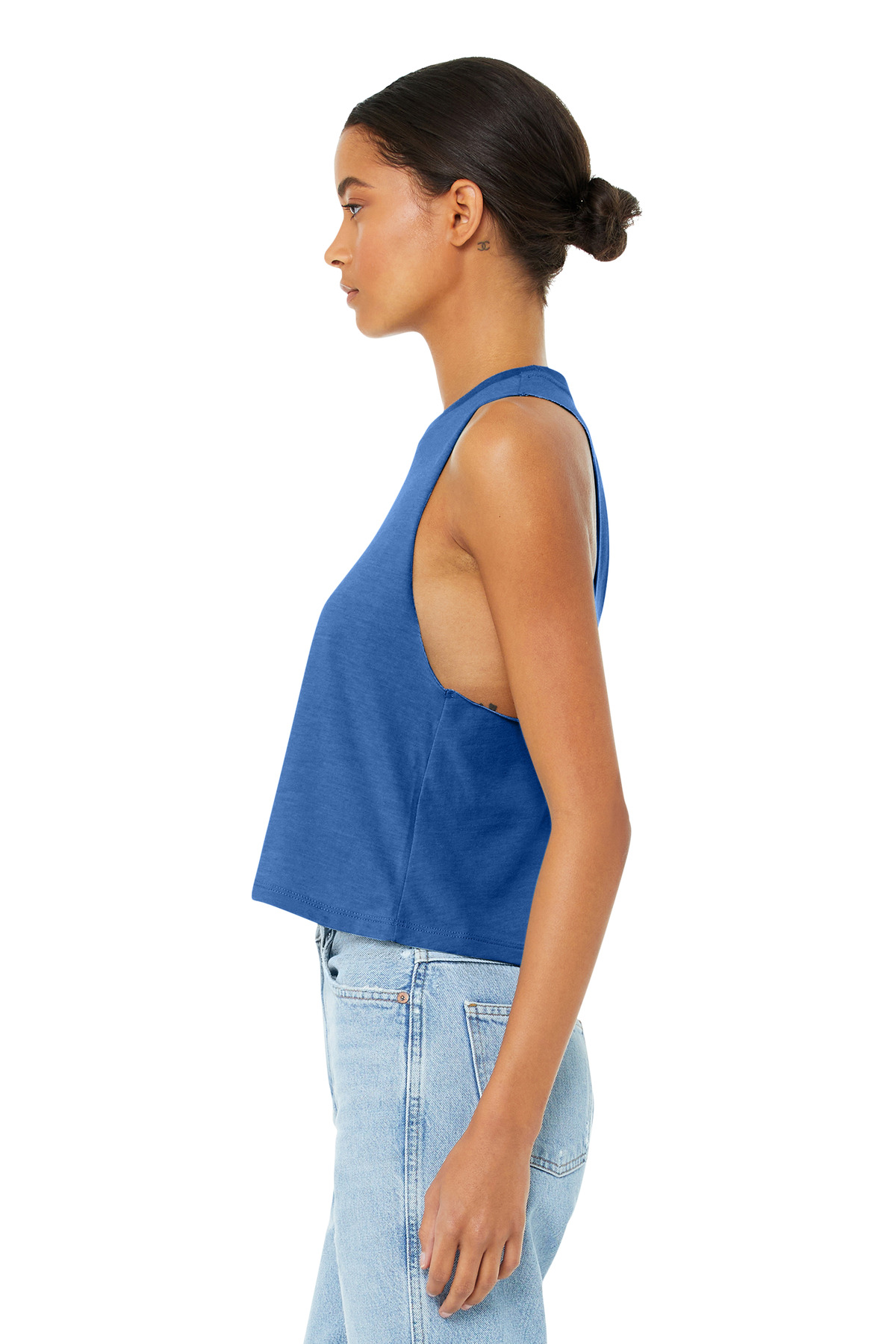 BELLA+CANVAS Women's Racerback Cropped Tank. BC6682 36