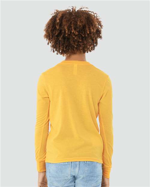 Youth Heather CVC Long Sleeve Tee - 3501YCVC 28