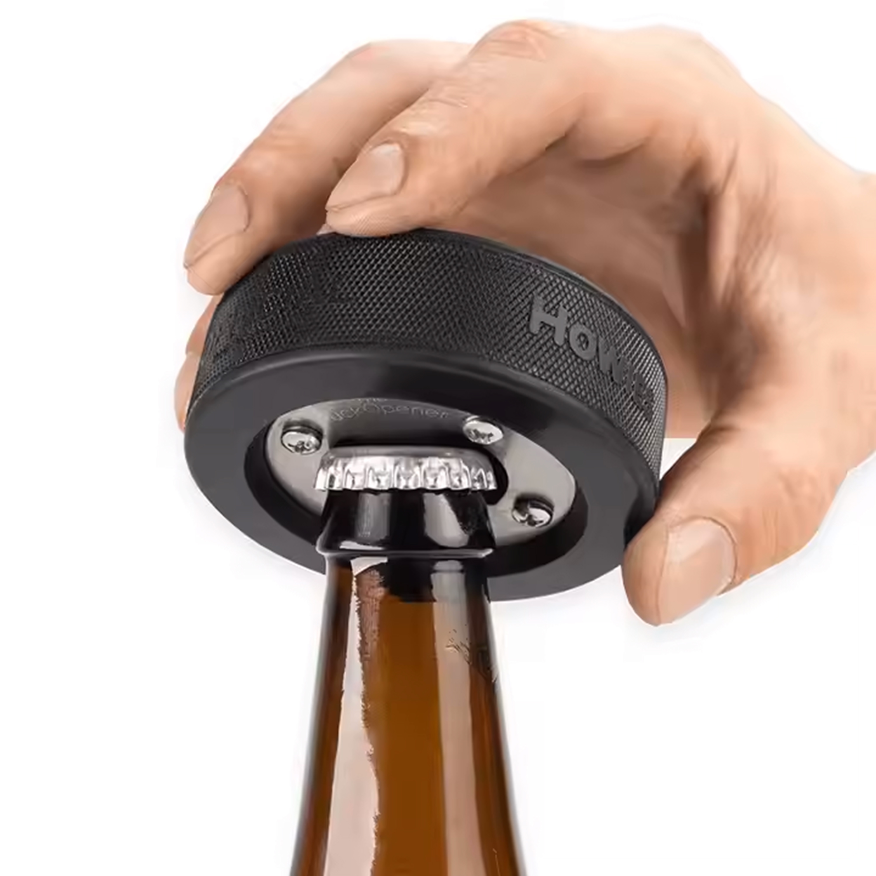 Durable Stainless Steel Hockey Puck Bottle Opener 3
