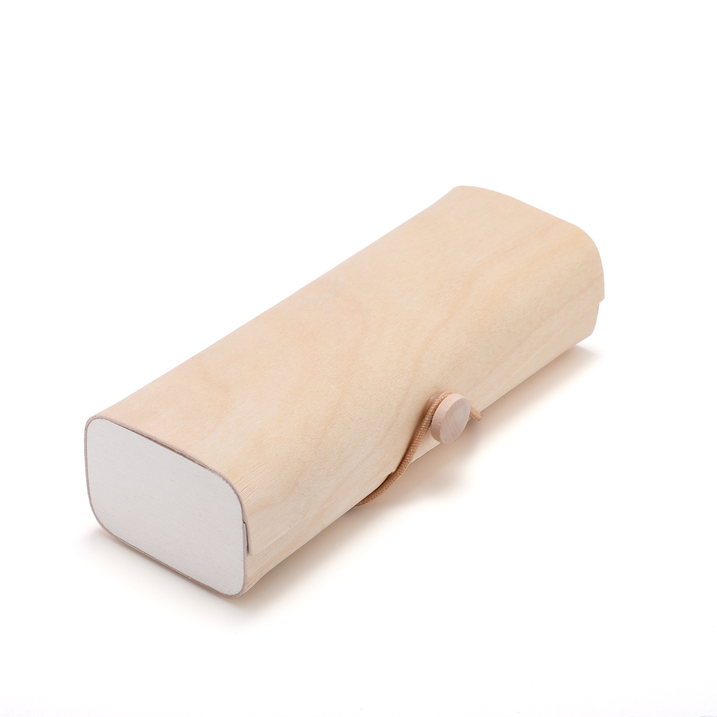 Bamboo Wood Fashionable Solid Color Glasses Case 4