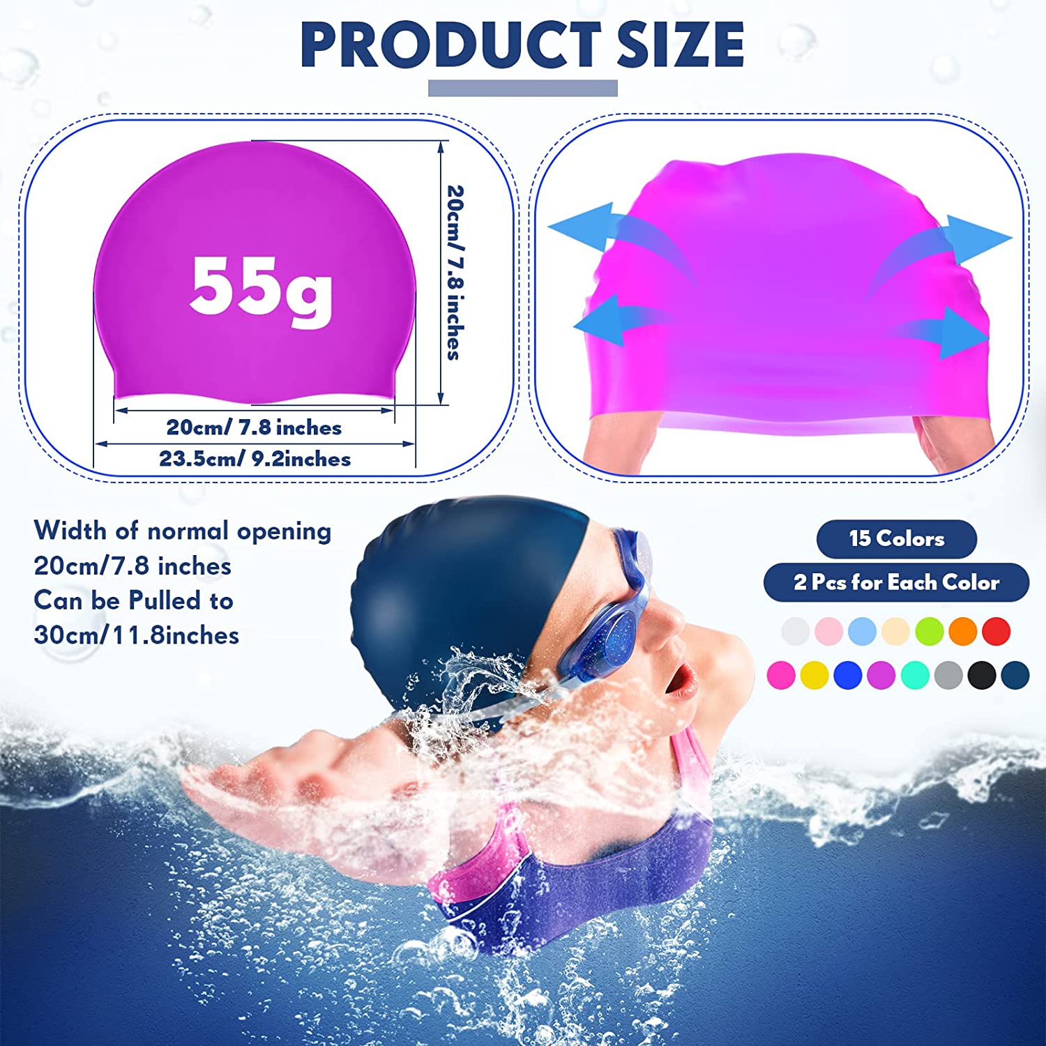 Silicone Swimming Cap 2